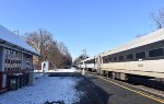  NJT Train # 5719 about to stop at Lebanon Station